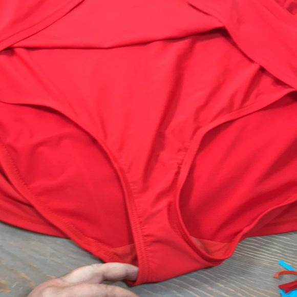 🌴 Swim by Cacique (NWT) 🌴…Women’s 24…Red Swim Bottoms/Skort! - Picture 4 of 13